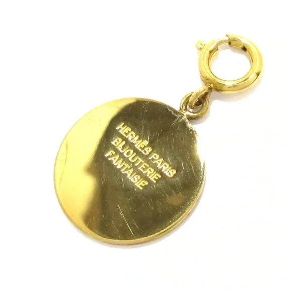 HERMES Selle - Gold Hardware Pendant Head
